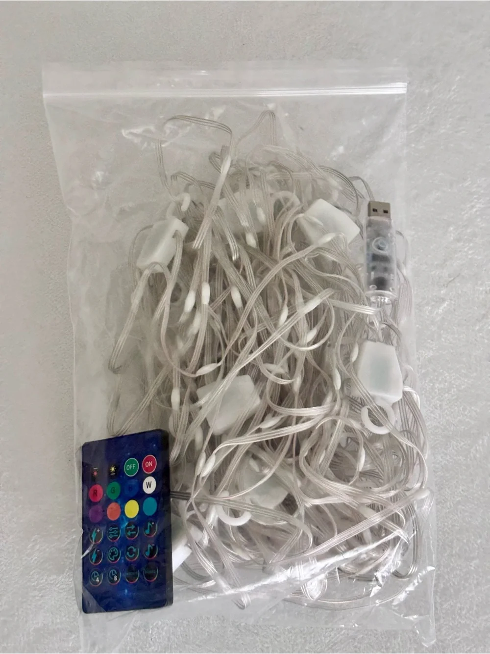 Multicolor Smart Curtain String Lights - App & Remote Control
